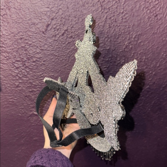 Gothic Handbeaded Headpiece - One of a Kind - Picture 7 of 7